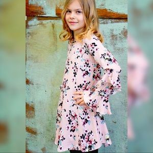 NWT Truly Me Girls Crisscross Neck A-Line Dress